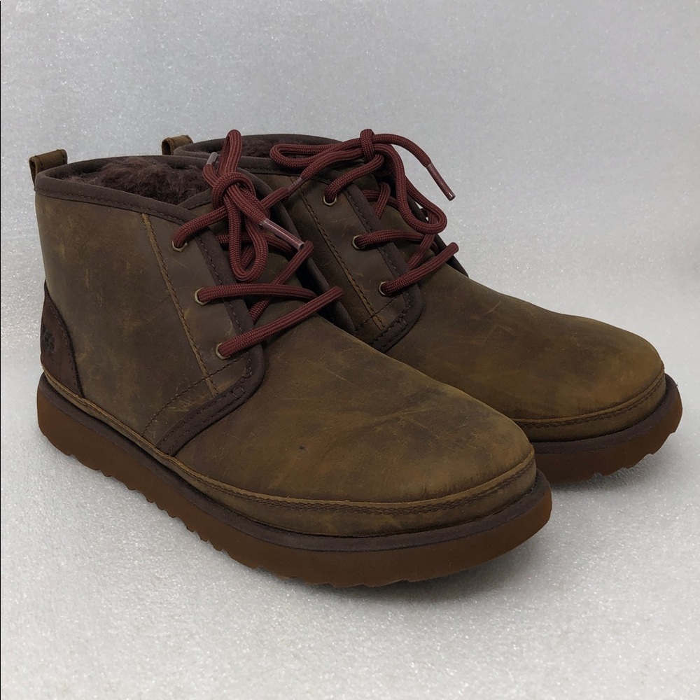 UGG Boots Neumel Waterproof Chukka Boot Wool Lyocell Lining Treadlite Size 6